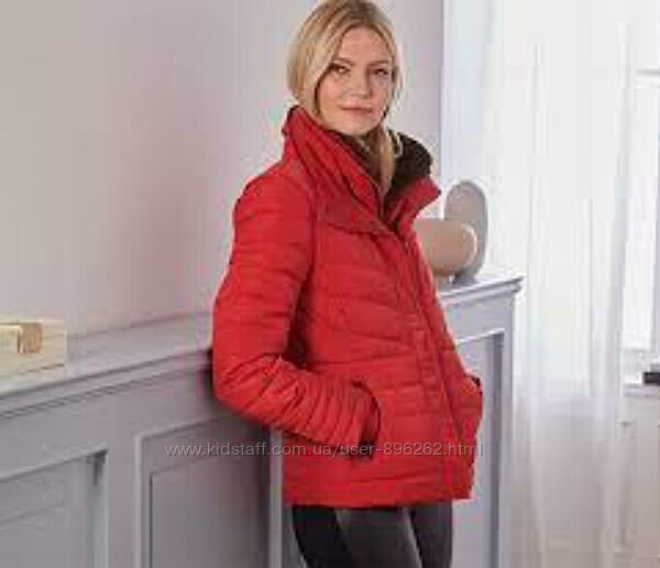 Елегантна  тепла  жіноча стьобана куртка від Tchibo Чібо, Німеччина, укр 56