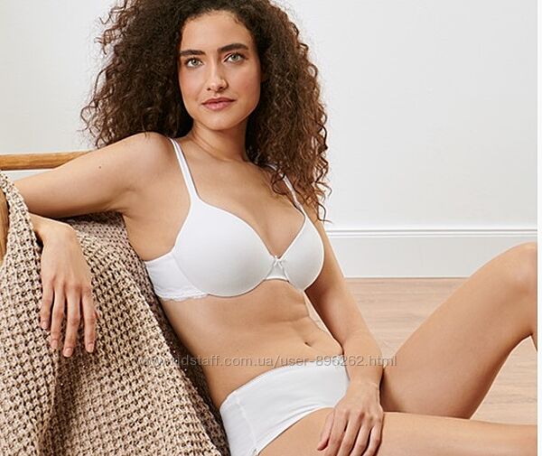 Зручні якісні жіночі бавовняні білі трусики, труси від tcm tchibo Чібо, 3XL