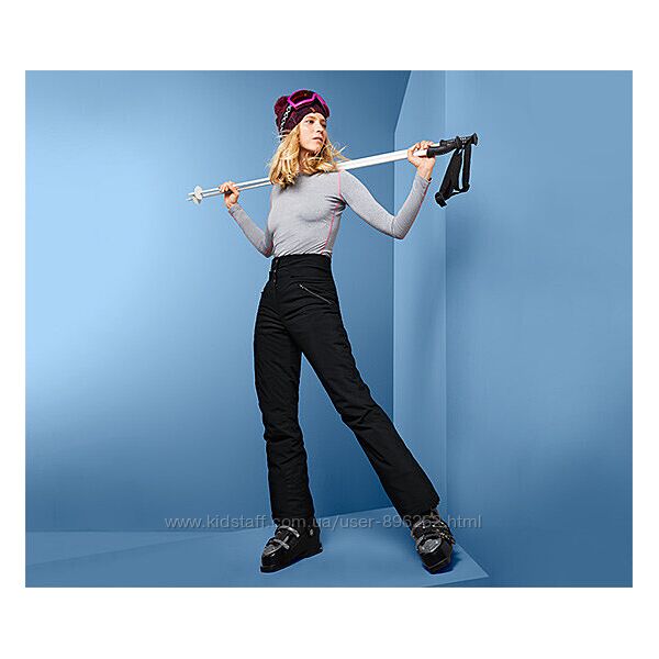 Шикарні високотехнологічні високі жіночі лижні штани, брюки від Tchibo, M-X
