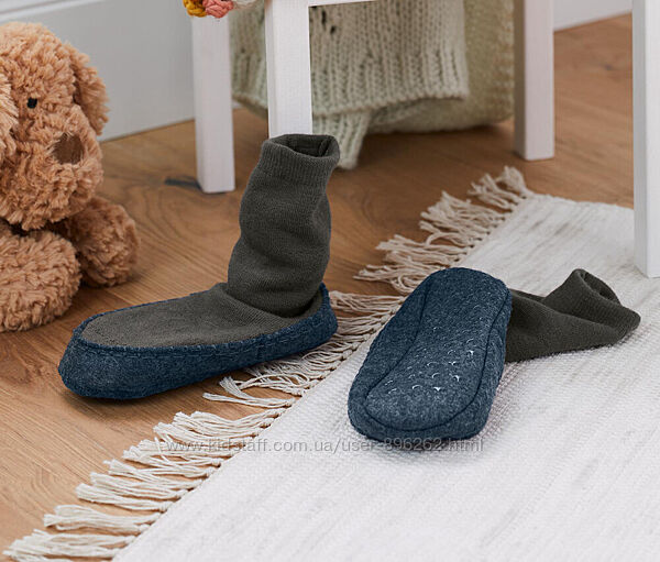 Розкішні теплі дитячі тапочки-шкарпетки від tcm tchibo Чібо, Німеччина,26-30