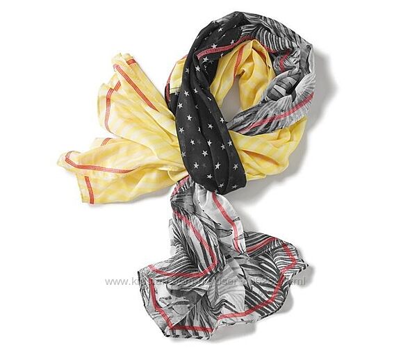 Розкішний стильний великий жіночий шарф, шаль від tcm tchibo Чібо, Німеччина