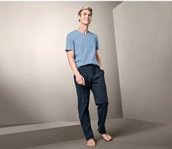 Зручні чоловічі бавовняні штани, брюки для дому та відпочинку від Tchibo, S