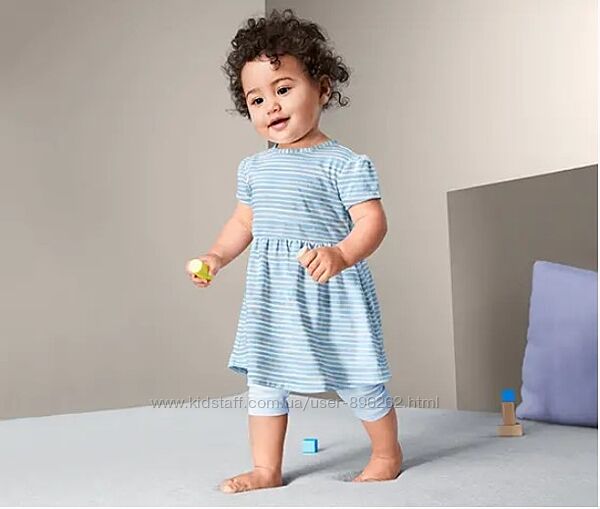 Якісна зручна бавовняна дитяча сукня для дівчинки від tchibo Чібо,98-104 см