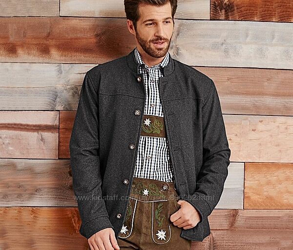 Стильне зручне чоловіче демісезонне пальто, куртка з вовною від Tchibo, L-XL