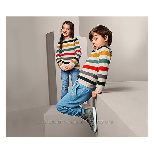 Яскравий зручний дитячий бавовняний светр, кофта від tchibo Чібо,110-116 см