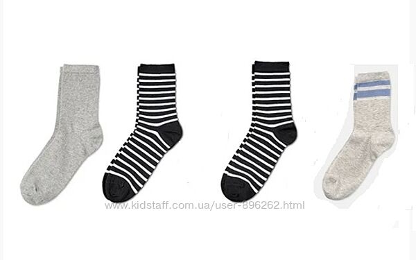 4 пари Якісні зручні дитячі бавовняні шкарпетки, носки від tcm tchibo Чібо