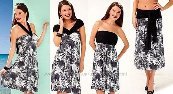 Стильна якісна жіноча сукня, сарафан 4 в 1 від Tchibo Чібо, Німеччина, XS-M