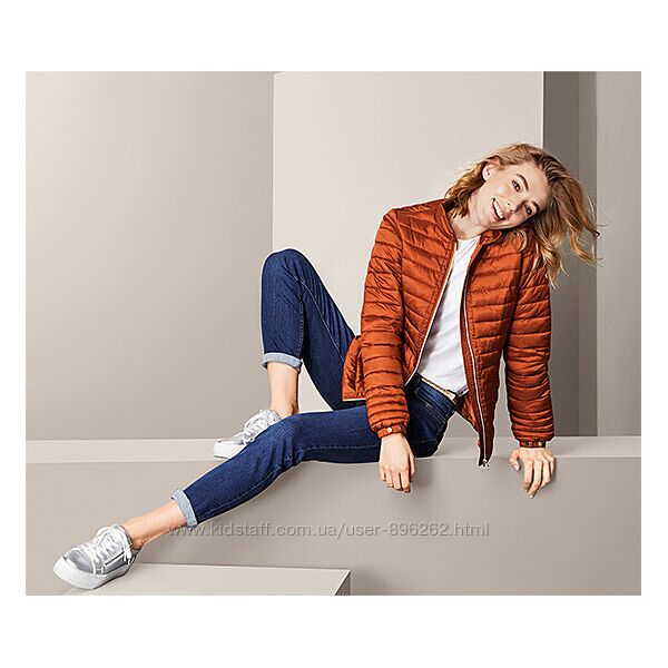 Якісна стильна тепла стьобана жіноча куртка, курточка від Tchibo Чібо, S-XL