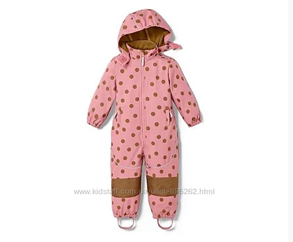 Розкішний якісний дитячий теплий суцільний комбінезон Softshell TCM Tchibo