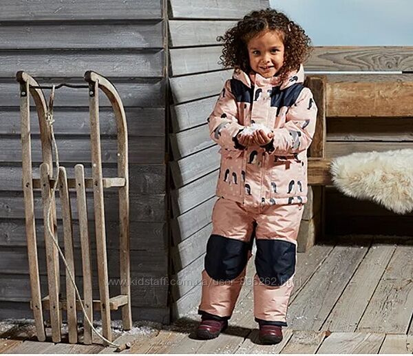 Розкішний дитячий роздільний зимовий комбінезон від tcm tchibo Чібо,98-104