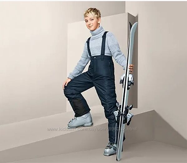 Дуже теплі якісні міцні дитячі лижні штани, комбінезон від tcm tchibo Чібо