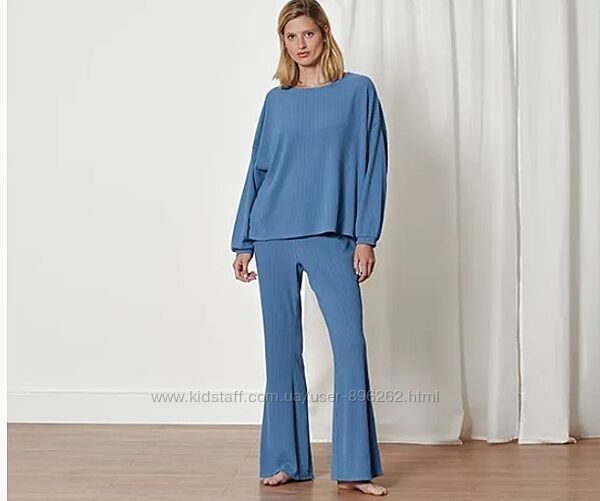 Якісні зручні жіночі домашні штани, брюки в рубчик від tcm tchibo Чібо, L-XL