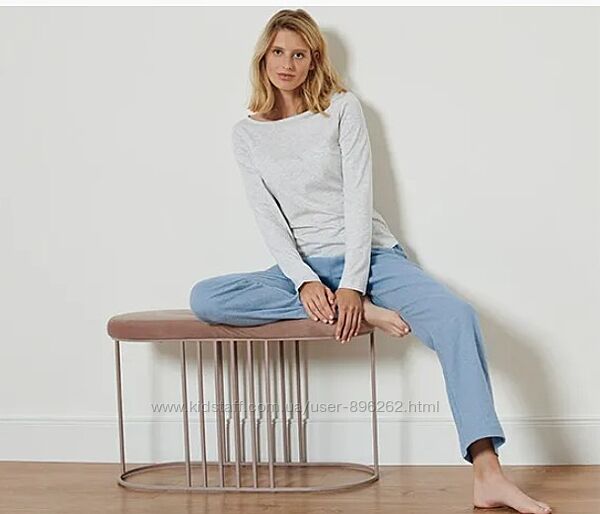 Якісні зручні жіночі фланелеві домашні штани, брюки від tcm tchibo Чібо, M-L