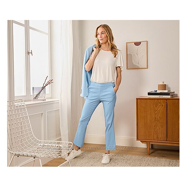 Стильні зручні жіночі стрейчеві брюки, штани від tcm tchibo Чібо, L-XL