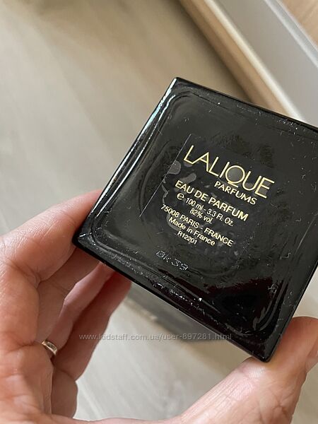 Залишок у флаконі Lalique encre noire pour elle 