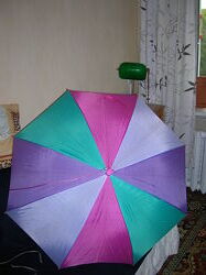 Зонт складной жен. полуавтомат для ношения через плечо