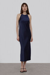 Сукня-комбінація зі щільного сатину