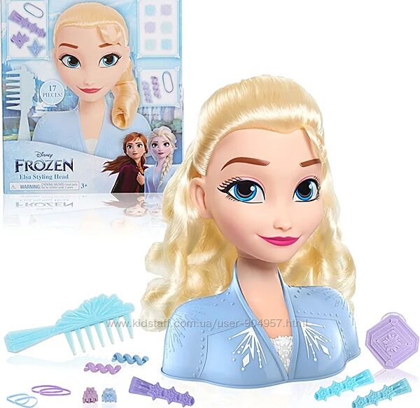 Голова манекен Эльза для причесок Disney Frozen Elsa Styling Head Оригинал