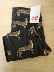Лосины H&M новые леопард