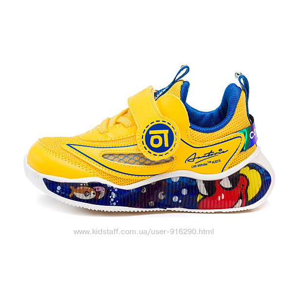 Кроссовки Fashion жёлтые для мальчика