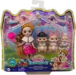 Ігровий набір Enchantimals Royals Сім&acuteя кроликів з лялькою Брістал