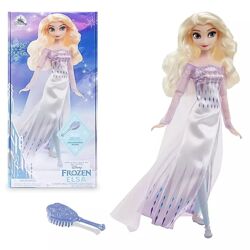 Кукла Эльза с расческой в коробке, оригинал Дисней, Elsa Classic Doll, Frozen 
