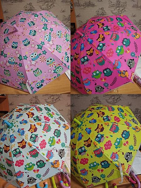 Зонт детский, разные принты