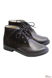 Черевики темно-коричневого кольору у стилі chukka boots Bartek