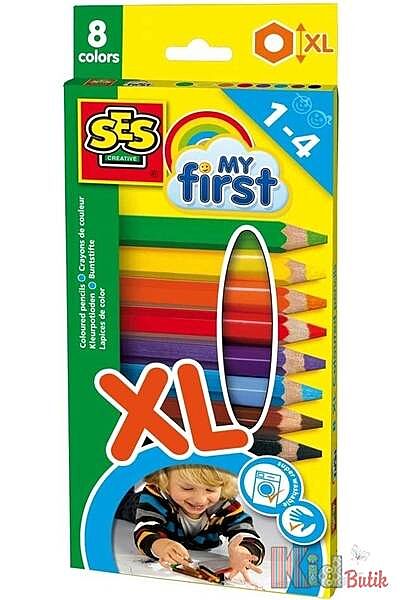Набор цветных карандашей Ses Creative My First 8 цветов Ses