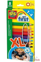 Набір кольорових олівців Ses Creative My First 8 кольорів Ses