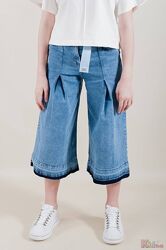 Джинси-кюлоти укороченого крою для дівчинки A-yugi Jeans