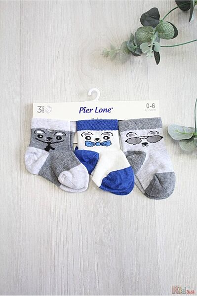 Шкарпетки з мордочкою для маленького хлопчика Pier Lone