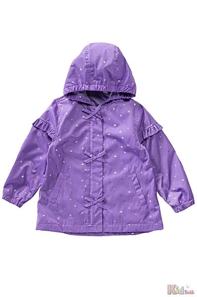 Куртка фіолетового кольору з рюшами для дівчинки Midimod
