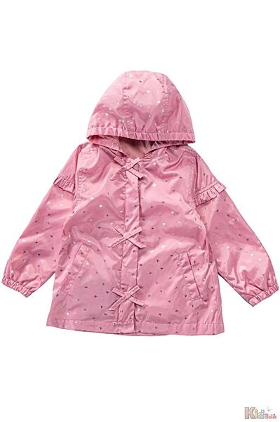 Куртка рожевого кольору з рюшами для дівчинки Midimod