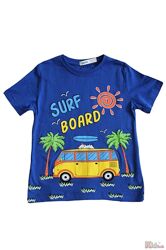 Футболка синя Surf Board для маленького хлопчика WeWe