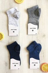 Шкарпетки низькі з рельєфними смугами для хлопчика Pier Lone