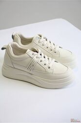 Кросівки білі на високій підошві для дівчинки-підлітка Jong-Golf