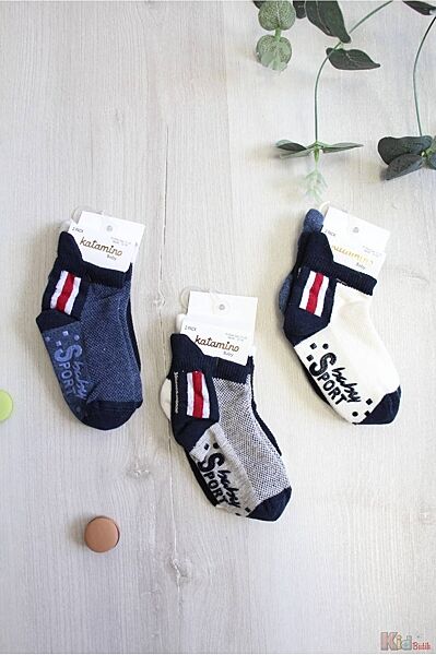 Шкарпетки 2шт. зі сіточкою Baby Sport для хлопчика 0-6 міс Katamino