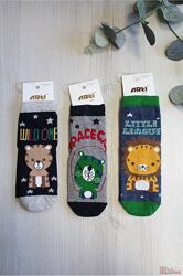 Шкарпетки зі звірятком і зірками для хлопчика 5-6 років Arti