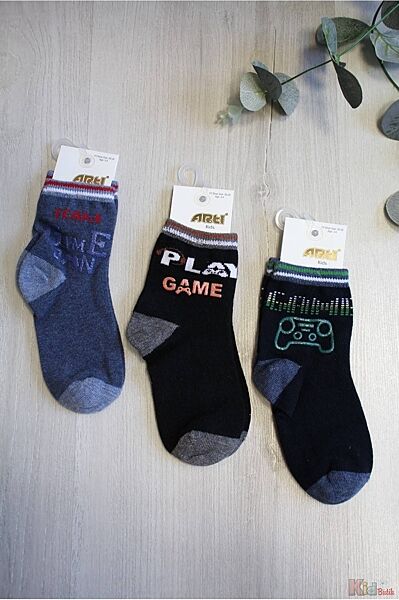 Шкарпетки Game в геймерській тематиці для хлопчика 7-8 років Arti