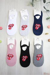 Шкарпетки низькі однотонні Tongue р.35-40 для дівчинки Pier Lone
