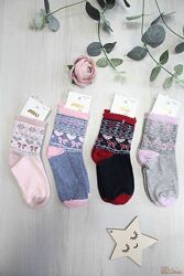 Шкарпетки Візерунок з бантиками для дівчинки 7-8 років Arti