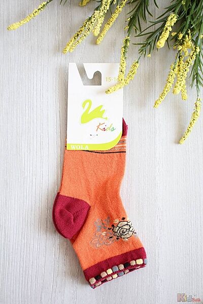 Шкарпетки помаранчеві для дівчинки Wola
