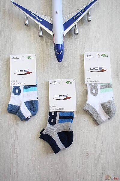 Шкарпетки низькі 8 для хлопчика 9-10 років Ucs