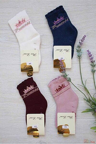 Шкарпетки махрові високі для дівчинки Princess Pier Lone