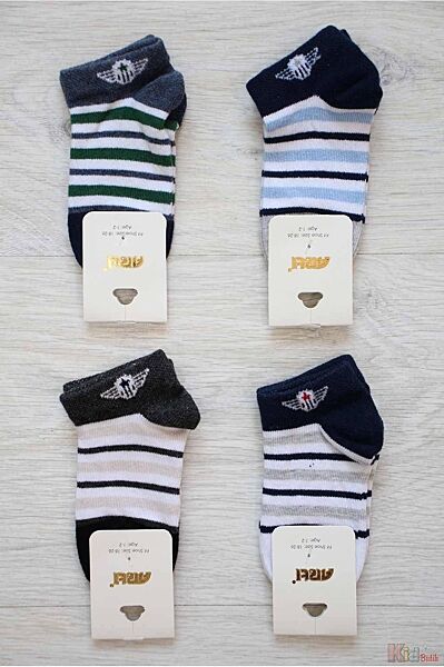Шкарпетки короткі в смужку Зірка для хлопчика 9-10 років Arti