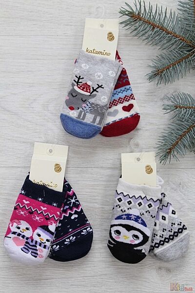 Шкарпетки махрові Ніжність для дівчинки 3-4 років Katamino
