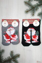 Шкарпетки 2 пари махрові новорічні Санта Pier Lone