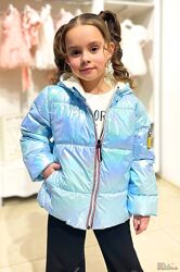 Куртка для дівчинки перлинноблакитного кольору Bolina Baby