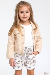 Куртка джинсова бежевого кольору для дівчинки Escabel Kids